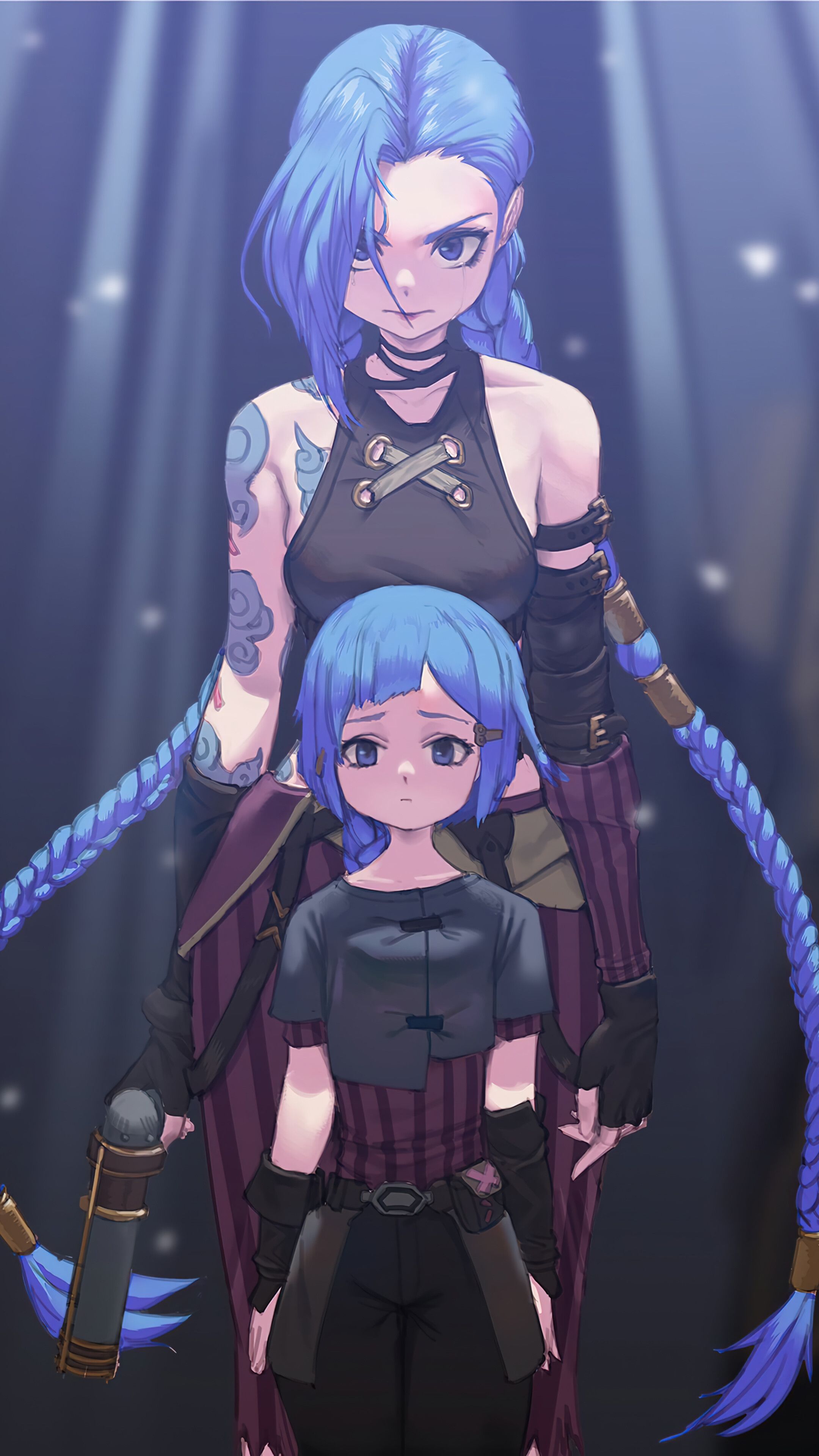 2160x3840 Jinx Arcane Wallpaper iPhone Phone 4K