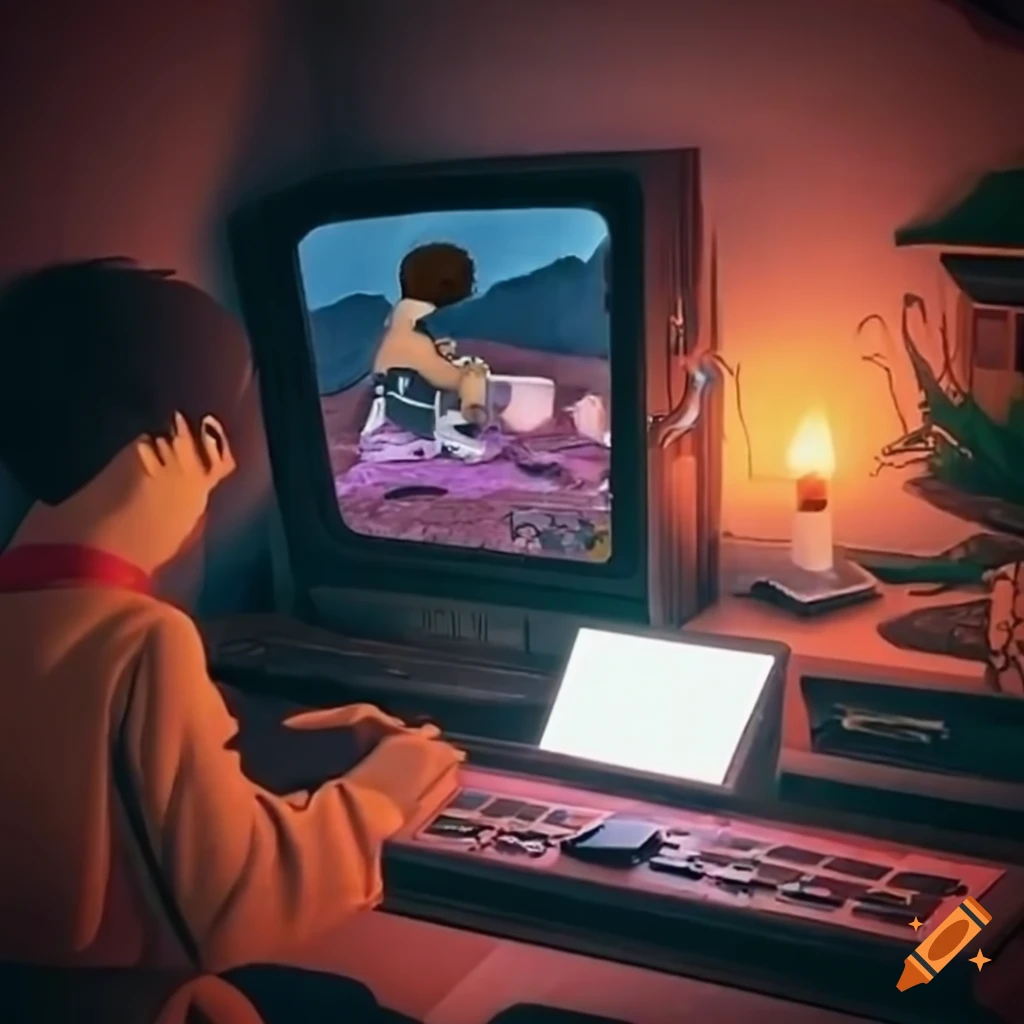 1024x1024 Lofi music streaming while gaming