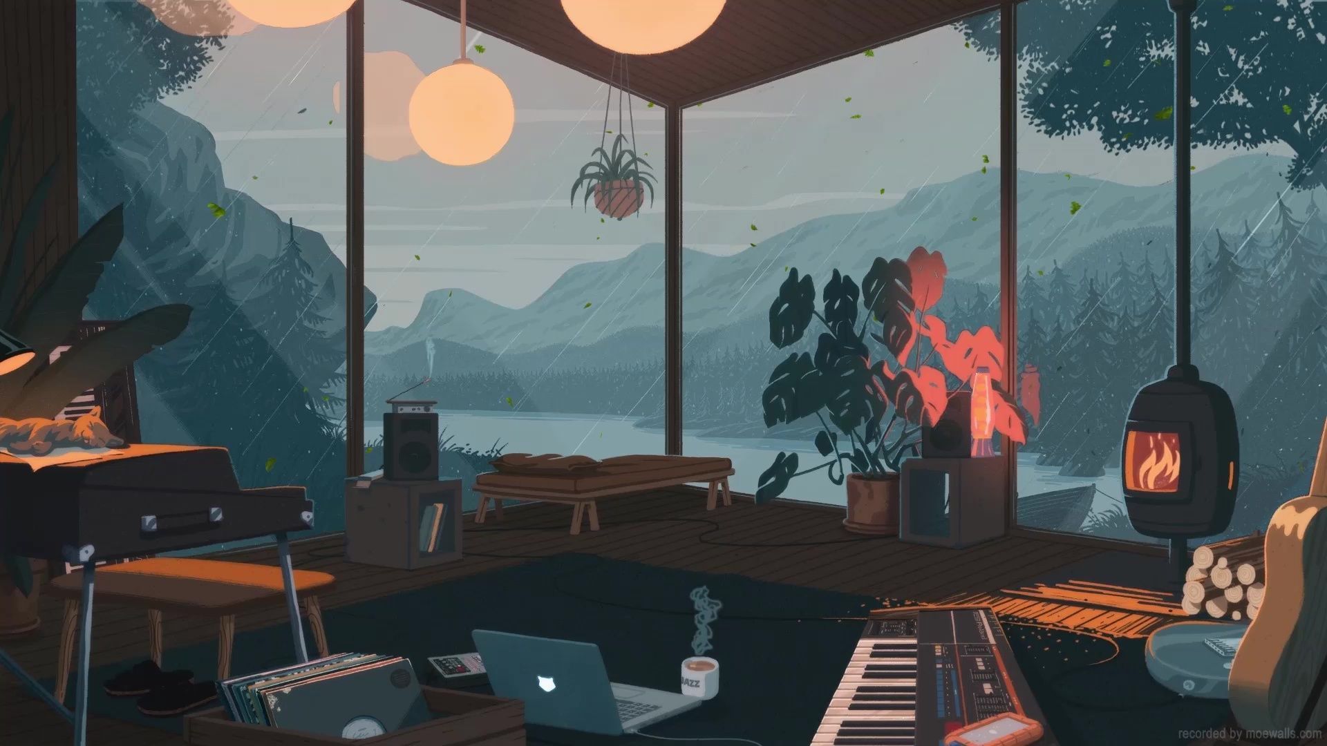 1920x1080 Lofi Cozy Wallpaper