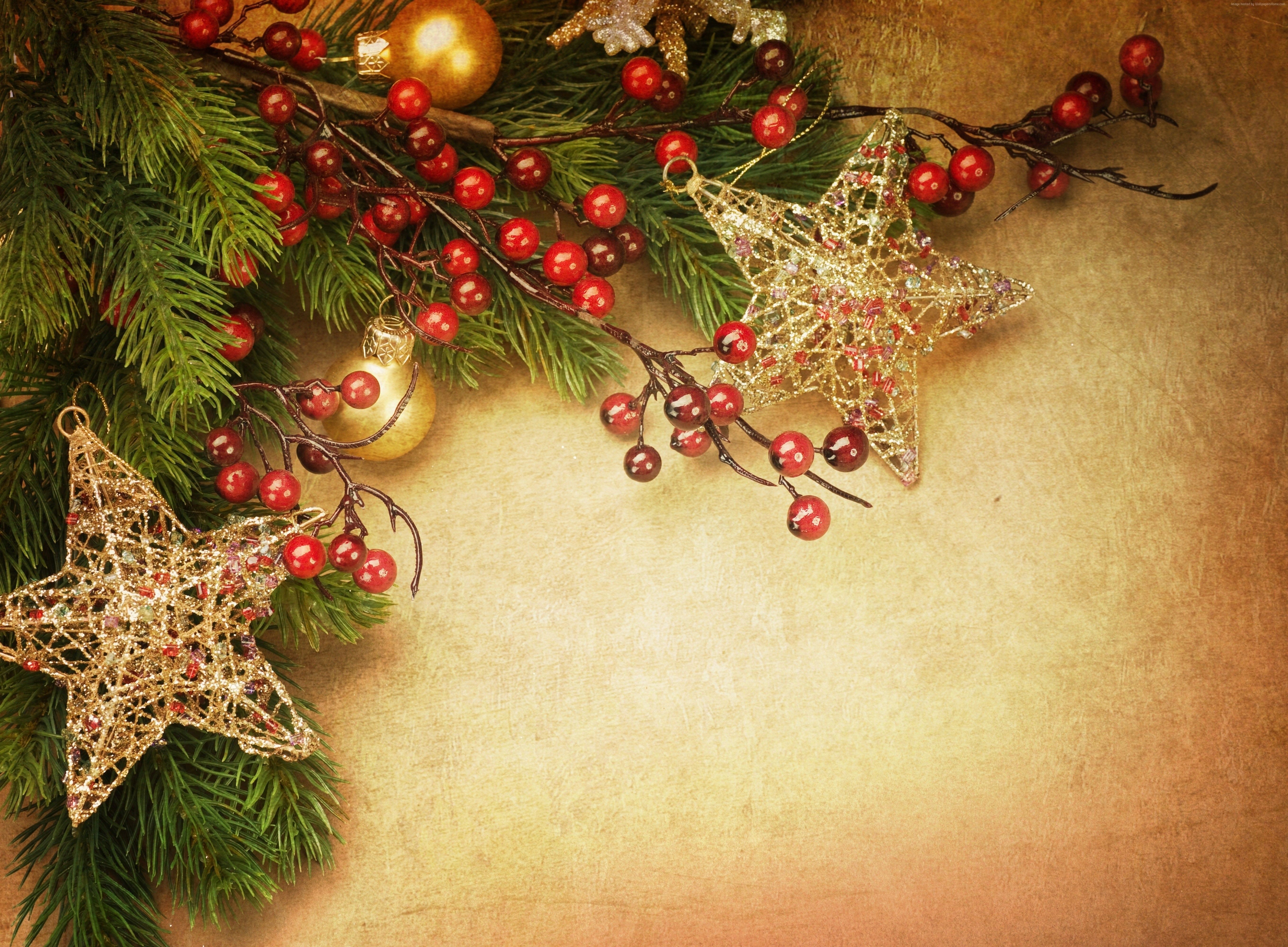 5440x4000 Decoration, Fir Tree, 5K, Christmas
