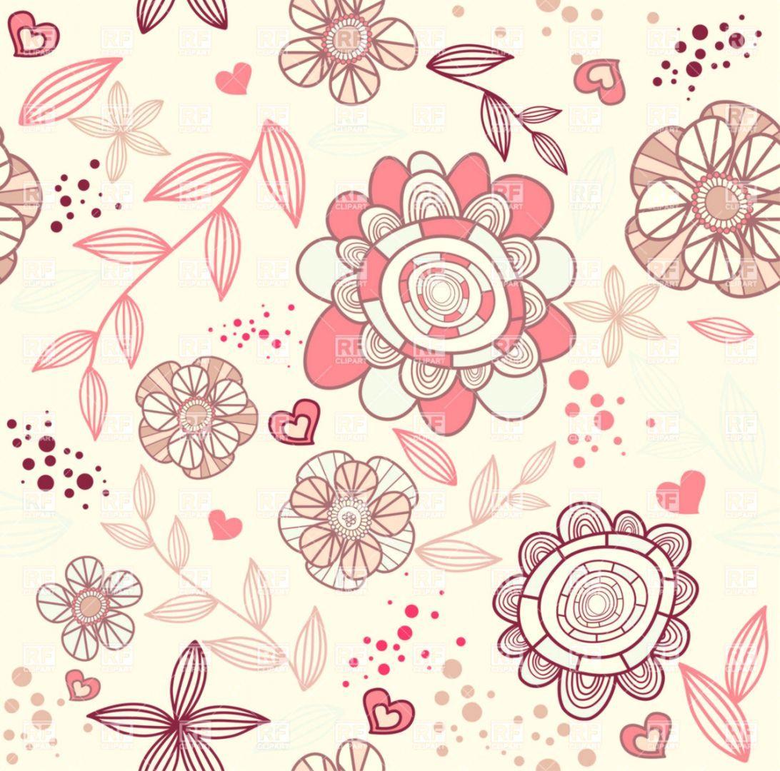 1092x1080 Vector Flower Wallpaper