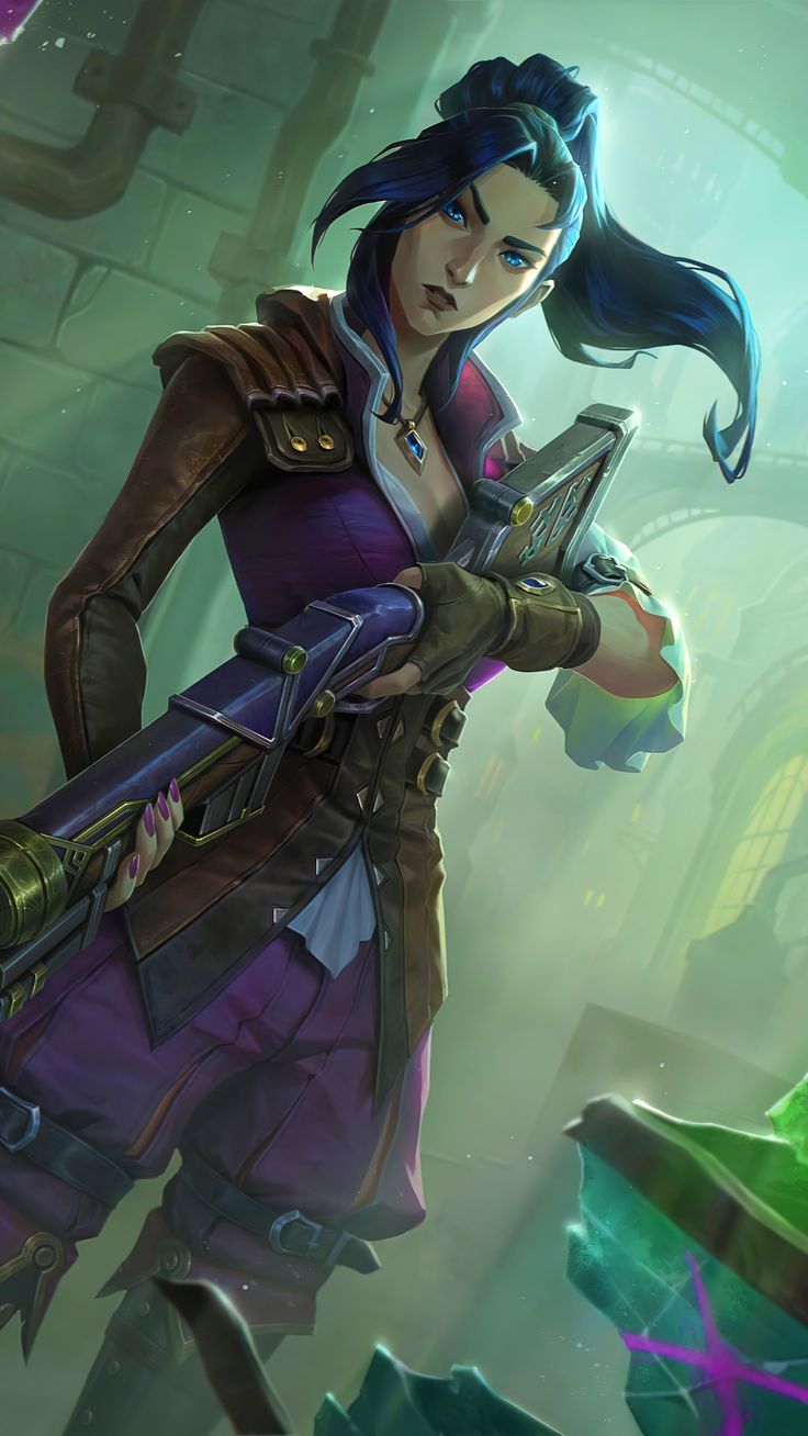 736x1308 arcane caitlyn