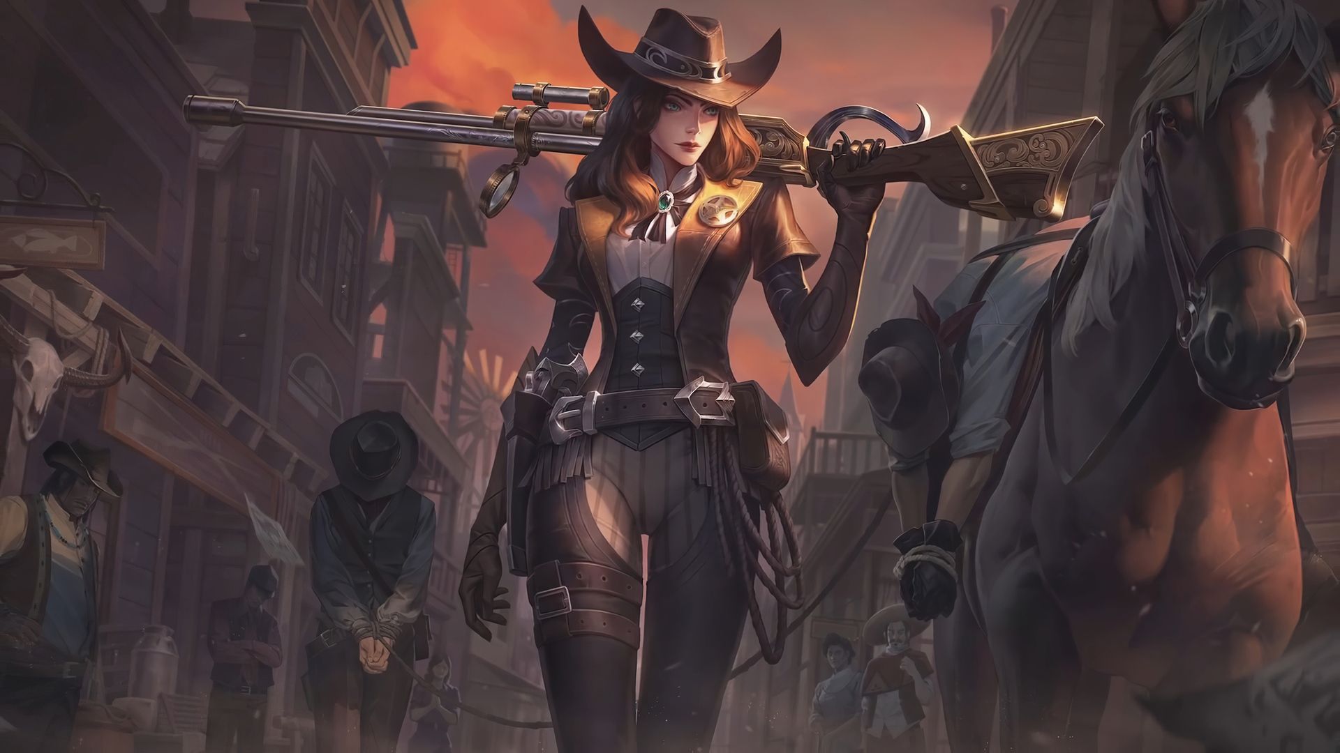 1920x1080 Caitlyn (League Of Legends) Wallpaper