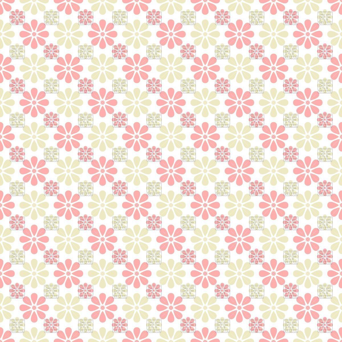 1200x1200 Vintage style wallpaper floral pattern Stock Vector Image
