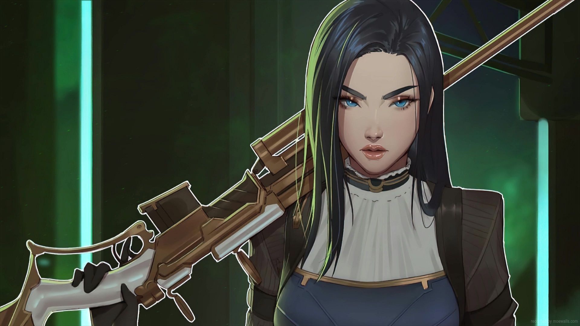 1920x1080 Caitlyn Live Wallpaper, Animated