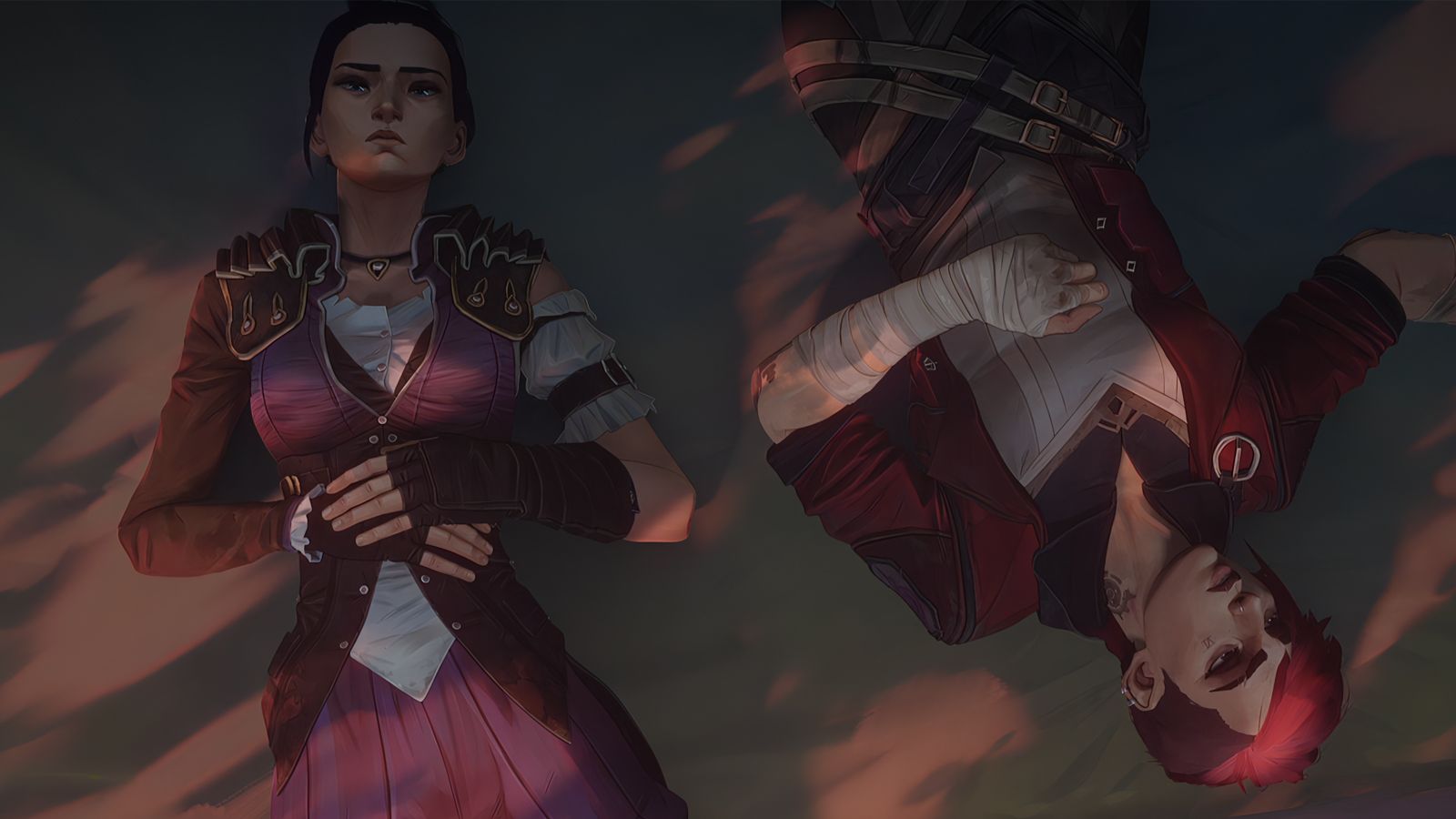 1600x900 Arcane season 2: Vi and Caitlyn kiss scene is revolutionary
