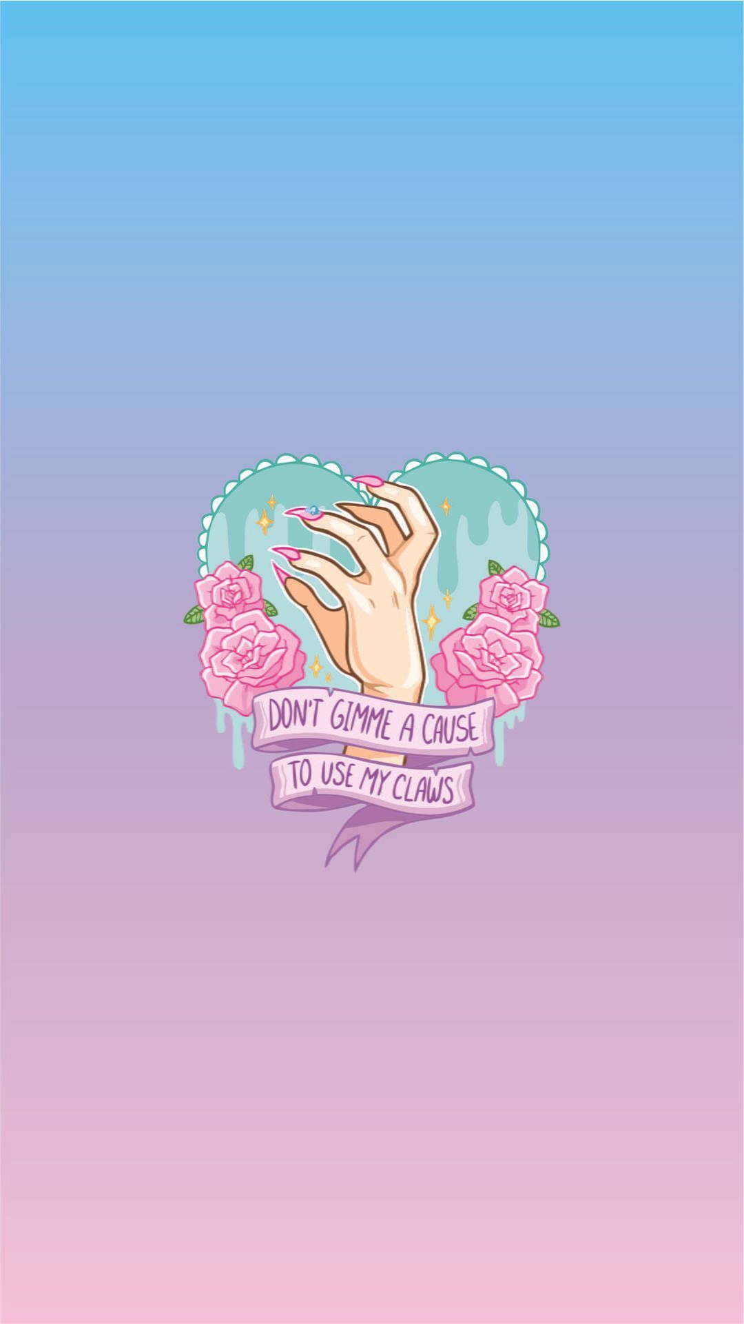 1080x1920 Pastel Goth Wallpaper