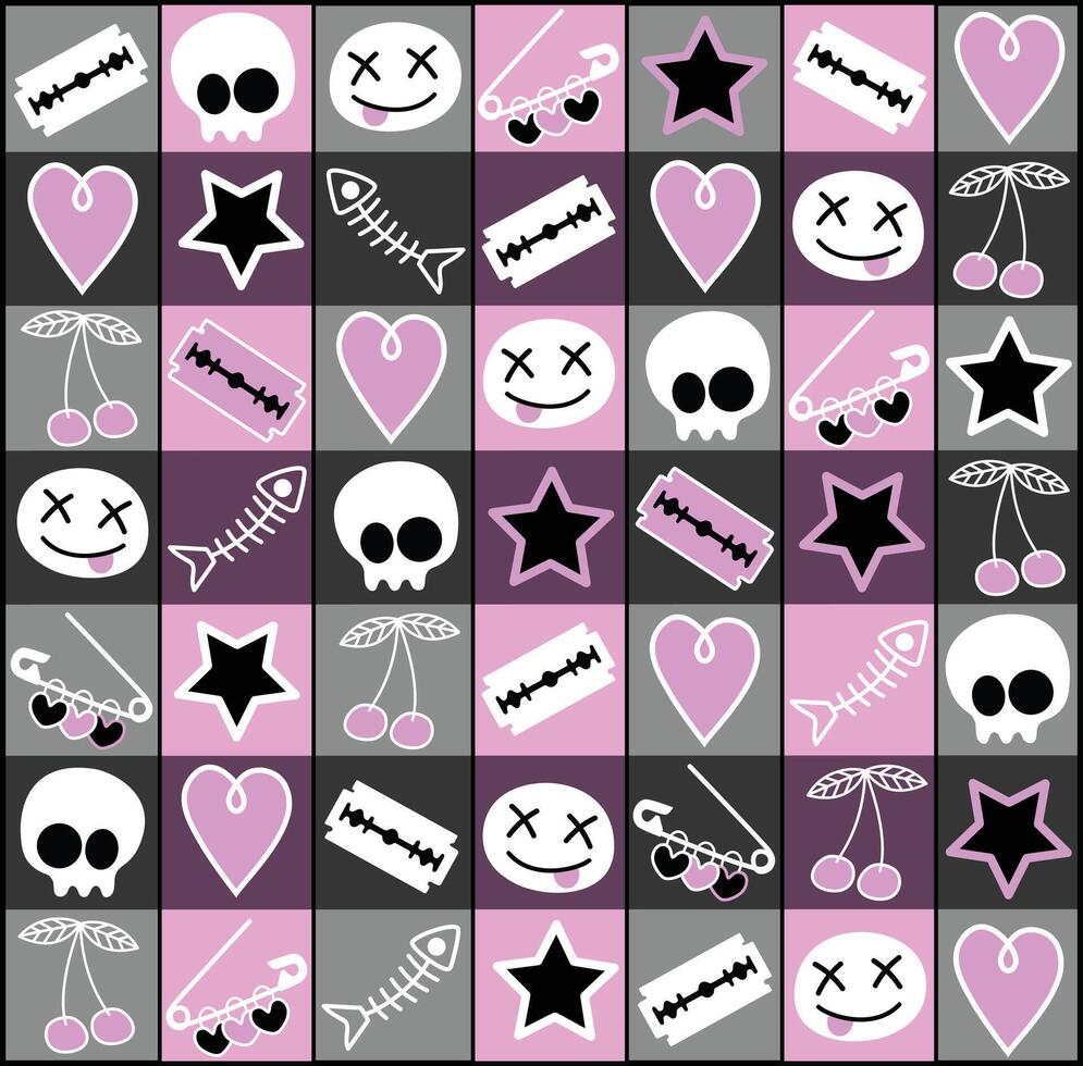 995x980 Pastel Goth Vector Art, Icon