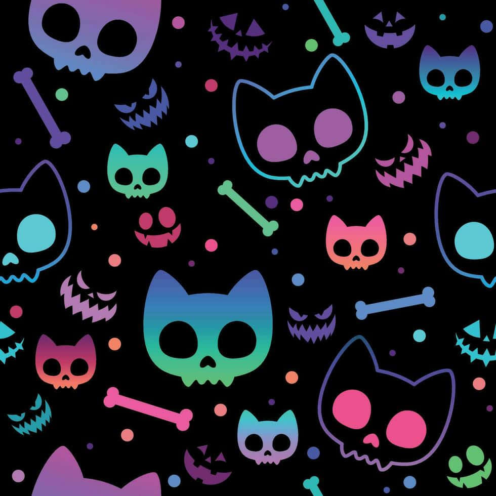 980x980 Pastel Halloween Wallpaper