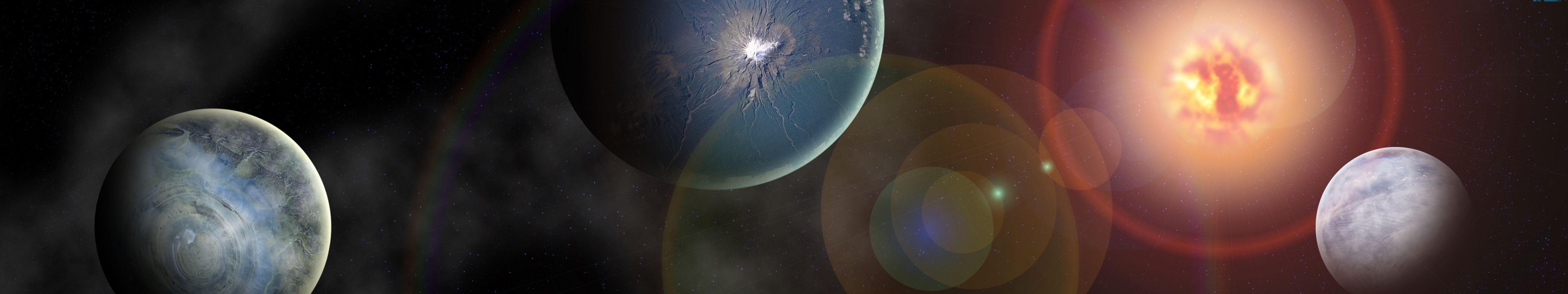 5760x1080 Space, Atmosphere, Atmosphere of Earth, Planet, Close up HD