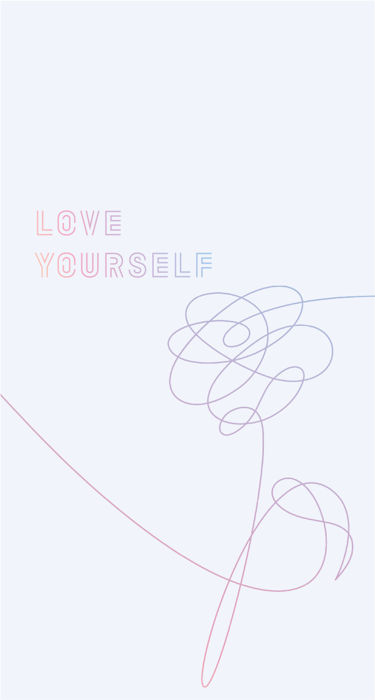 746x1394 BTS Love Yourself phone wallpaper