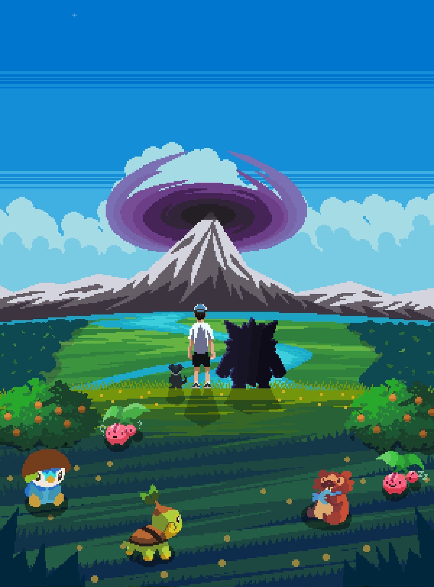 1517x2048 pokemonfanart #pixelart #Pokemon #art