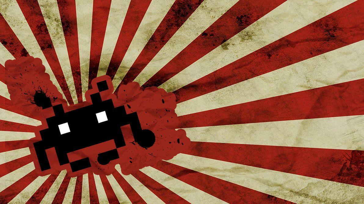 1192x670 Space Invader Wallpaper