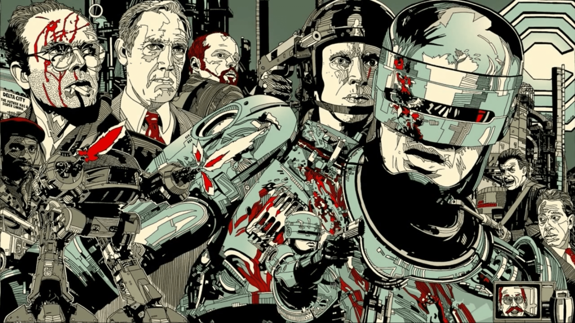 1920x1080 Robocop Wallpaper