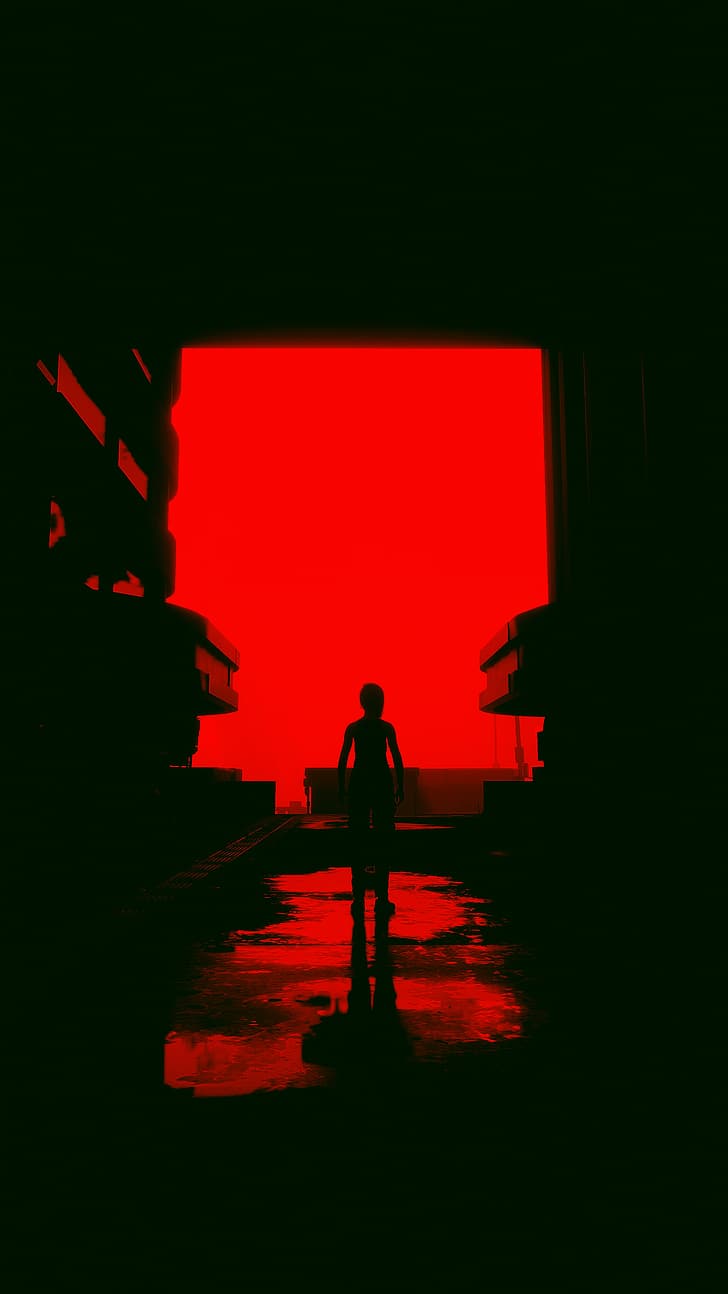 728x1294 Cyberpunk samurai 1080P, 2K, 4K, 5K HD