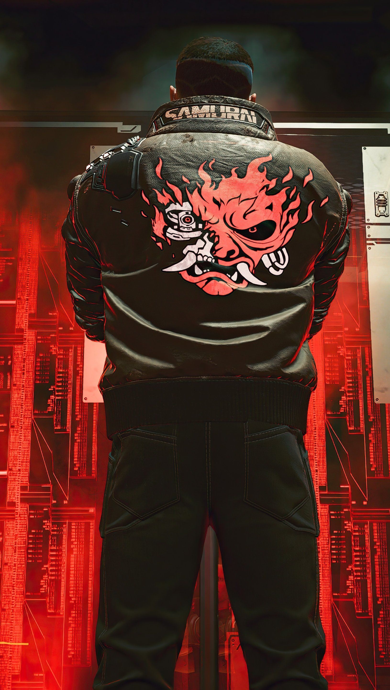 1630x2880 Cyberpunk 2077 Samurai Guy Wallpaper 5k
