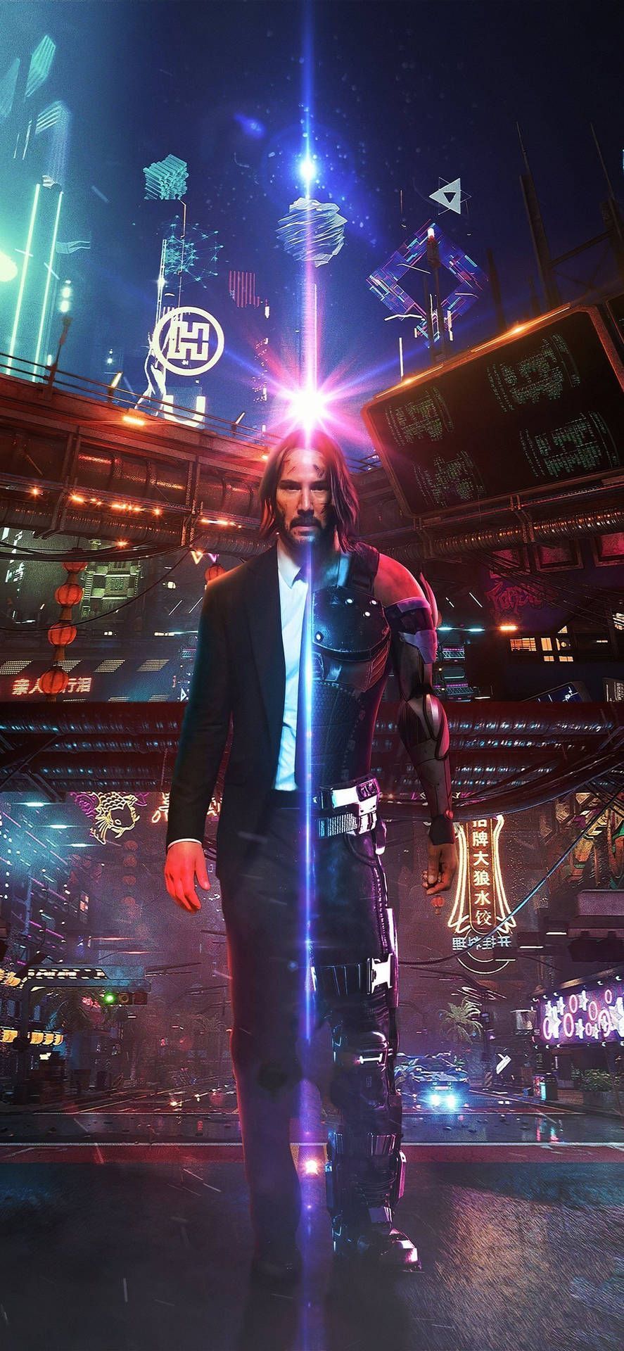 887x1920 Download Samurai Frontman Johnny