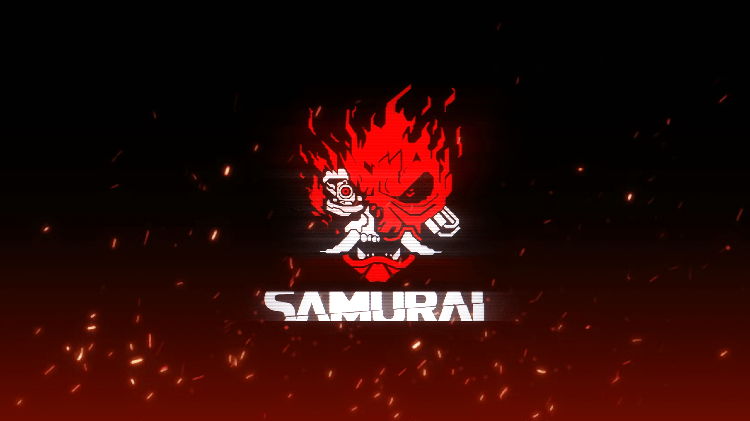 2560x1440 Cyberpunk samurai, Samurai