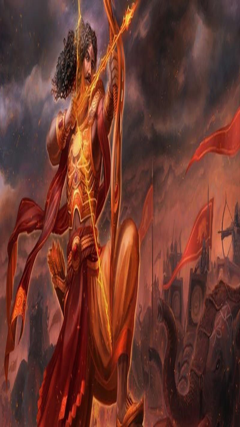 800x1422 2388x1668px, 1080P free download. Karna, mahabharat, HD phone wallpaper