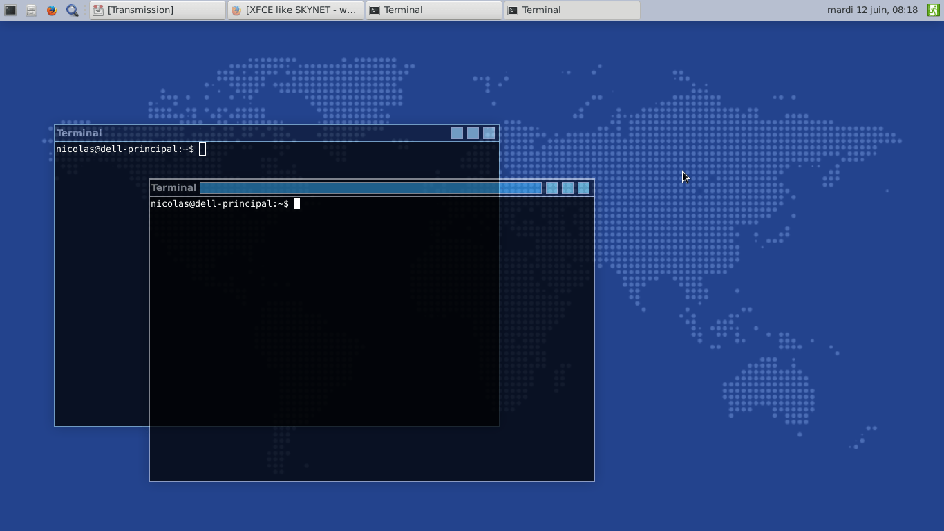 1366x768 XFCE like SKYNET