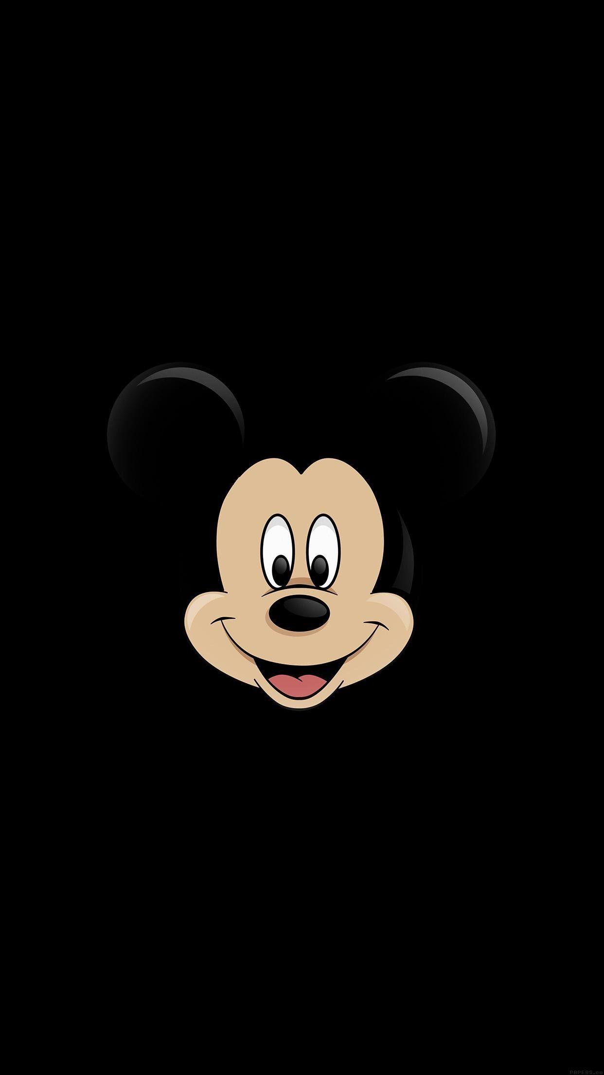 1242x2208 Mickey Mouse Dark Logo Disney.  em bé vào năm 2019