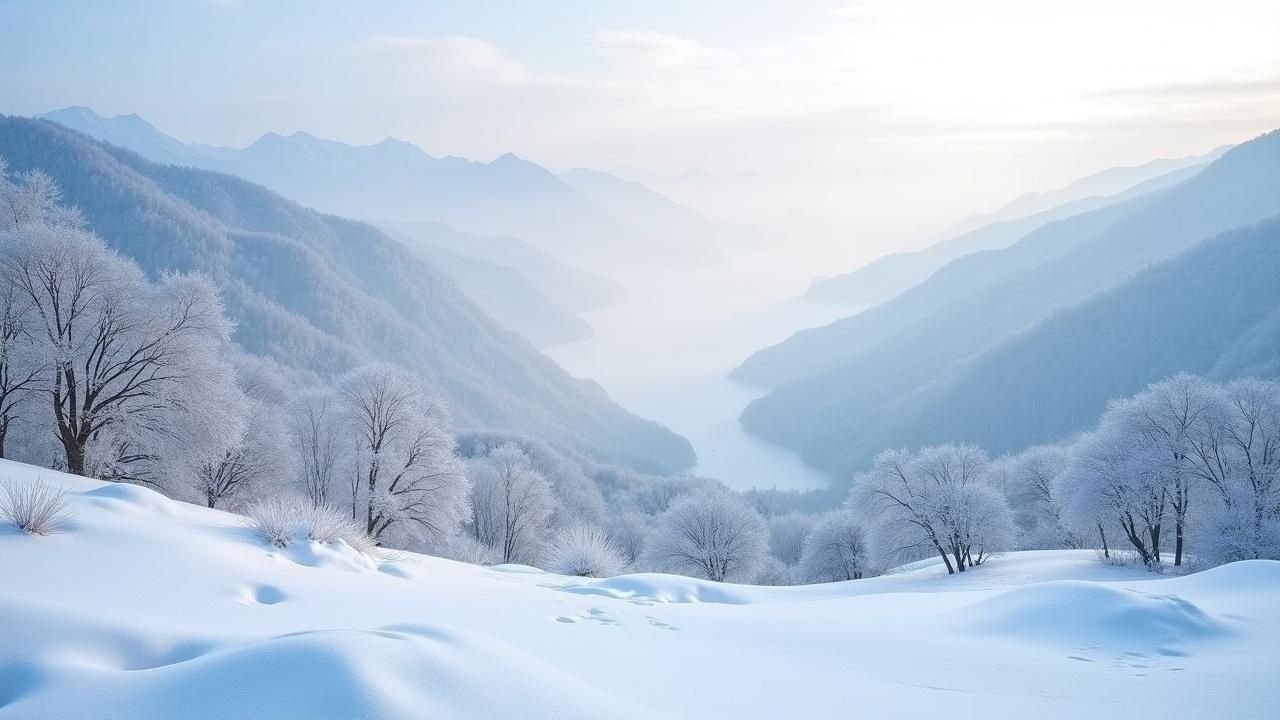 1280x720 first snow Image generated