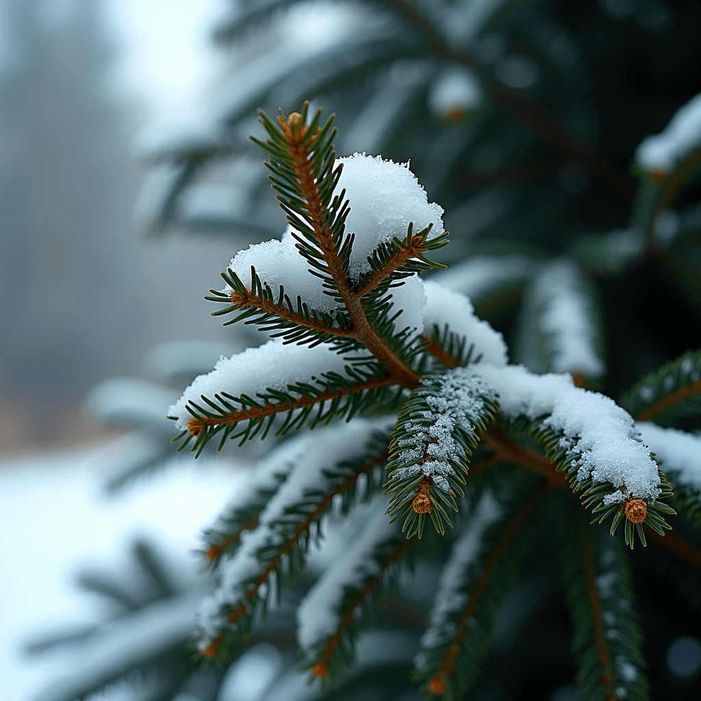 1024x1024 First Snow AI Image Generator