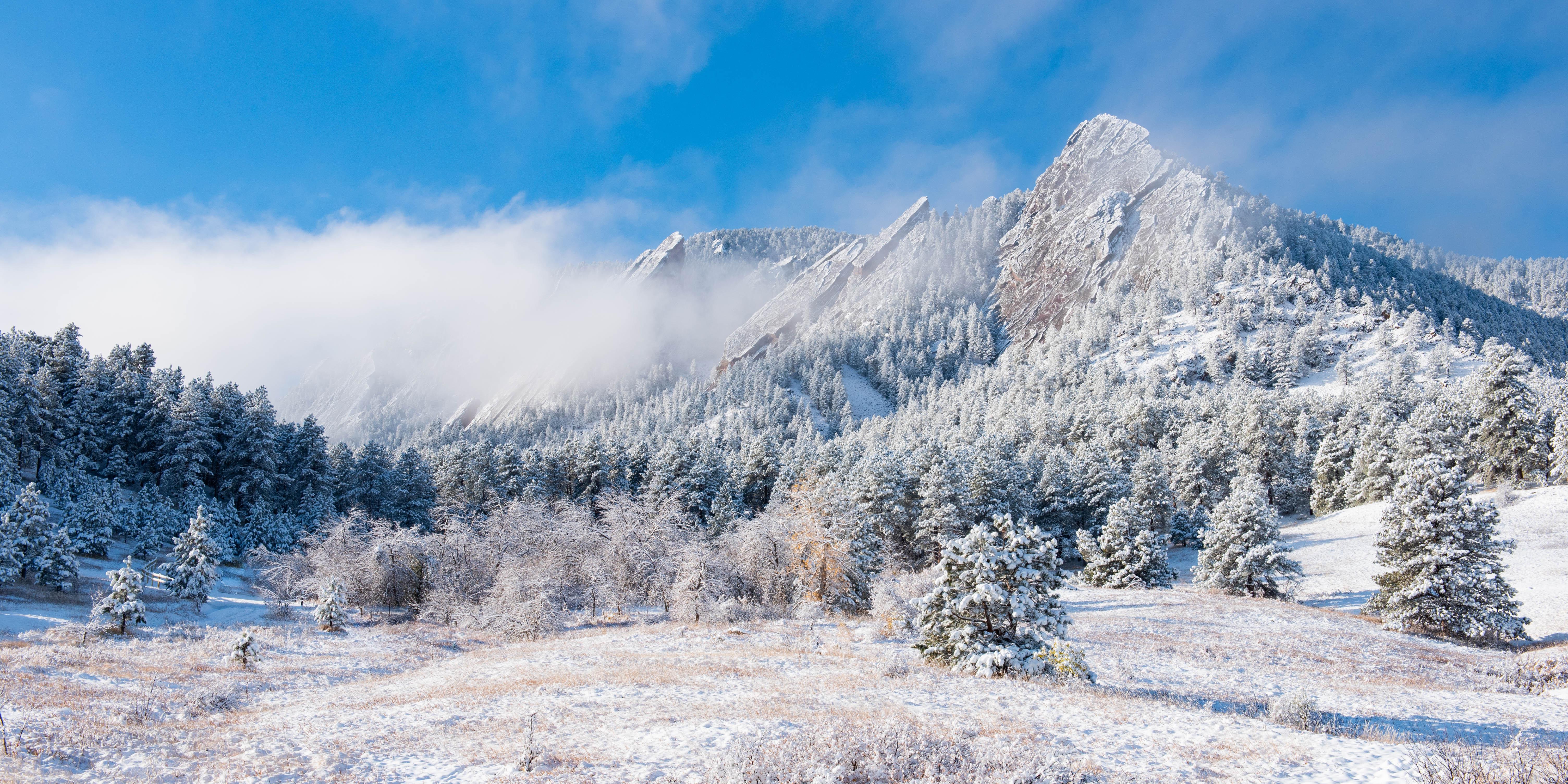 6016x3008 First snow of the season in Boulder, CO