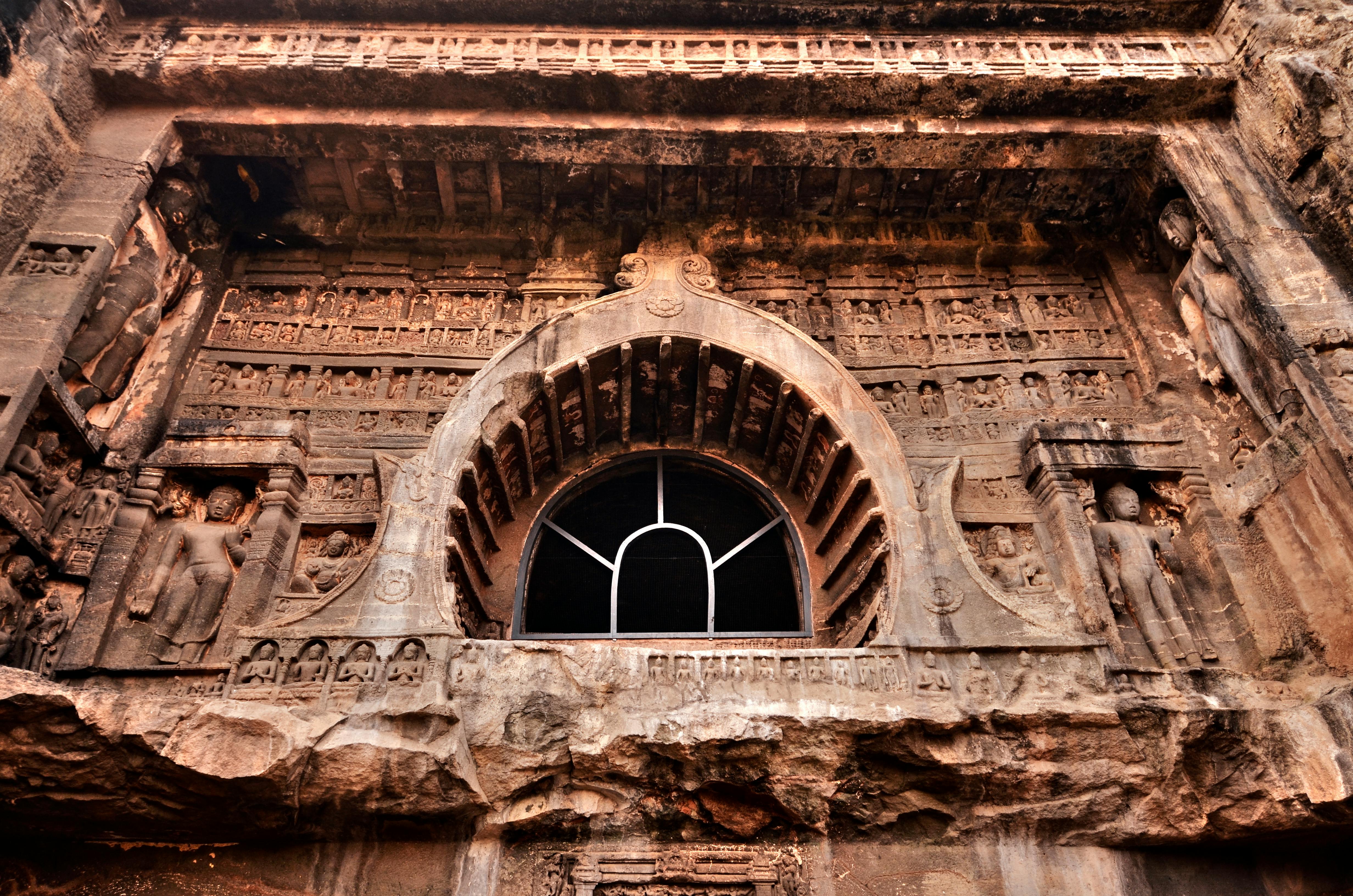 4928x3264 Ancient Temple in Ajanta Caves · Free
