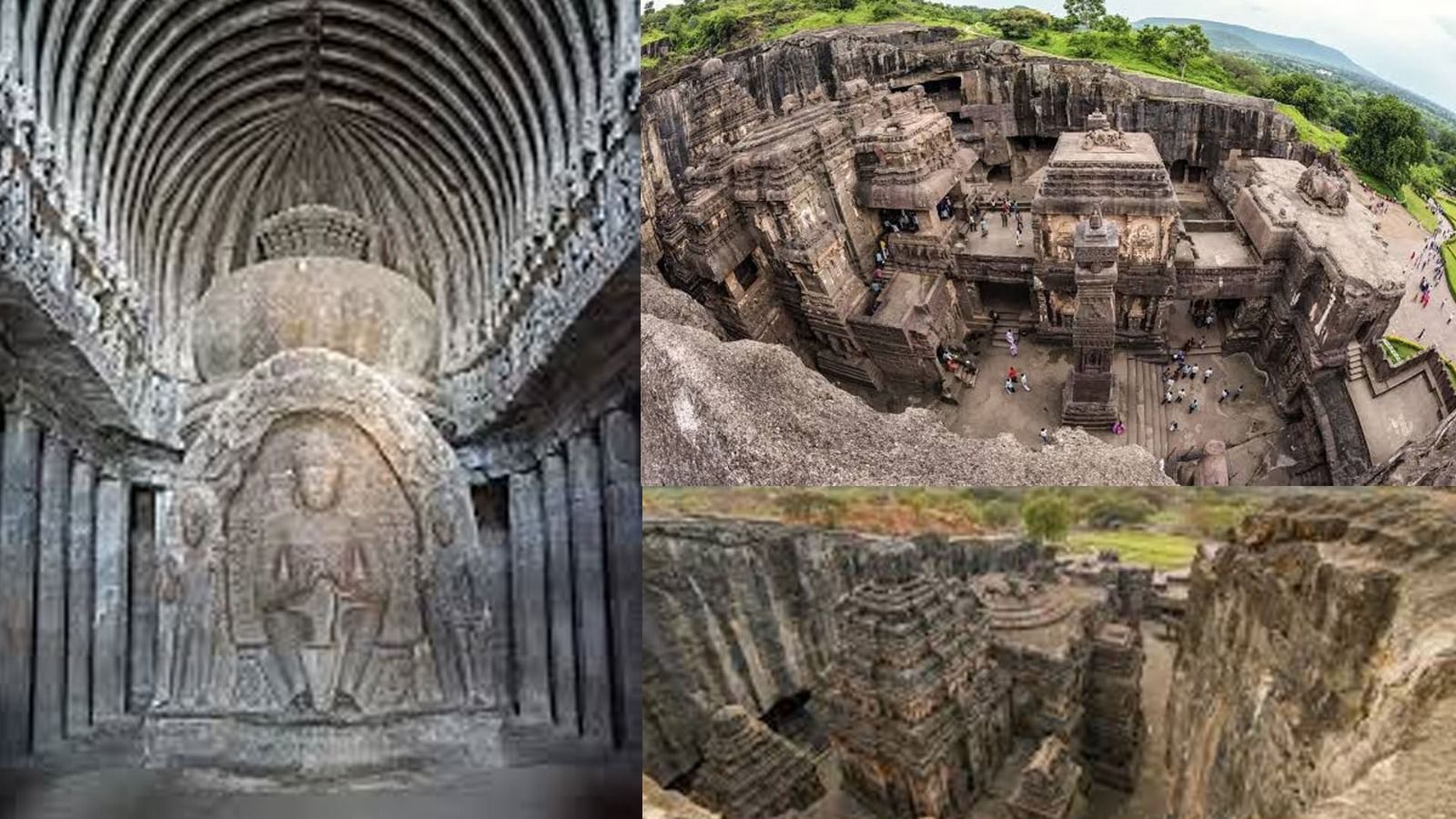 1600x900 Ajanta and Ellora Caves : Historic