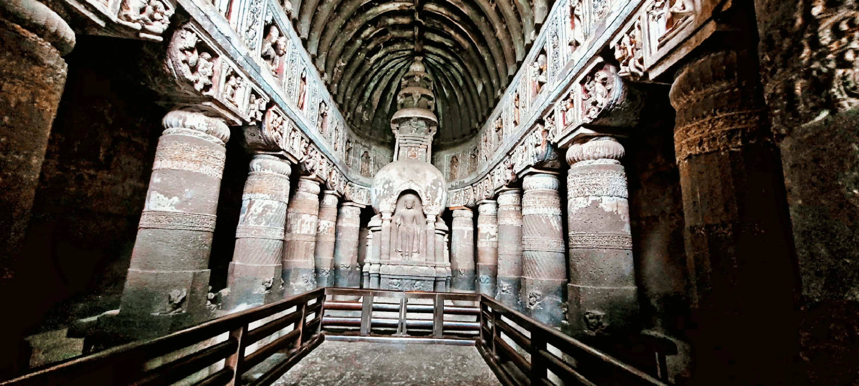 3000x1350 Ajanta Caves Picture
