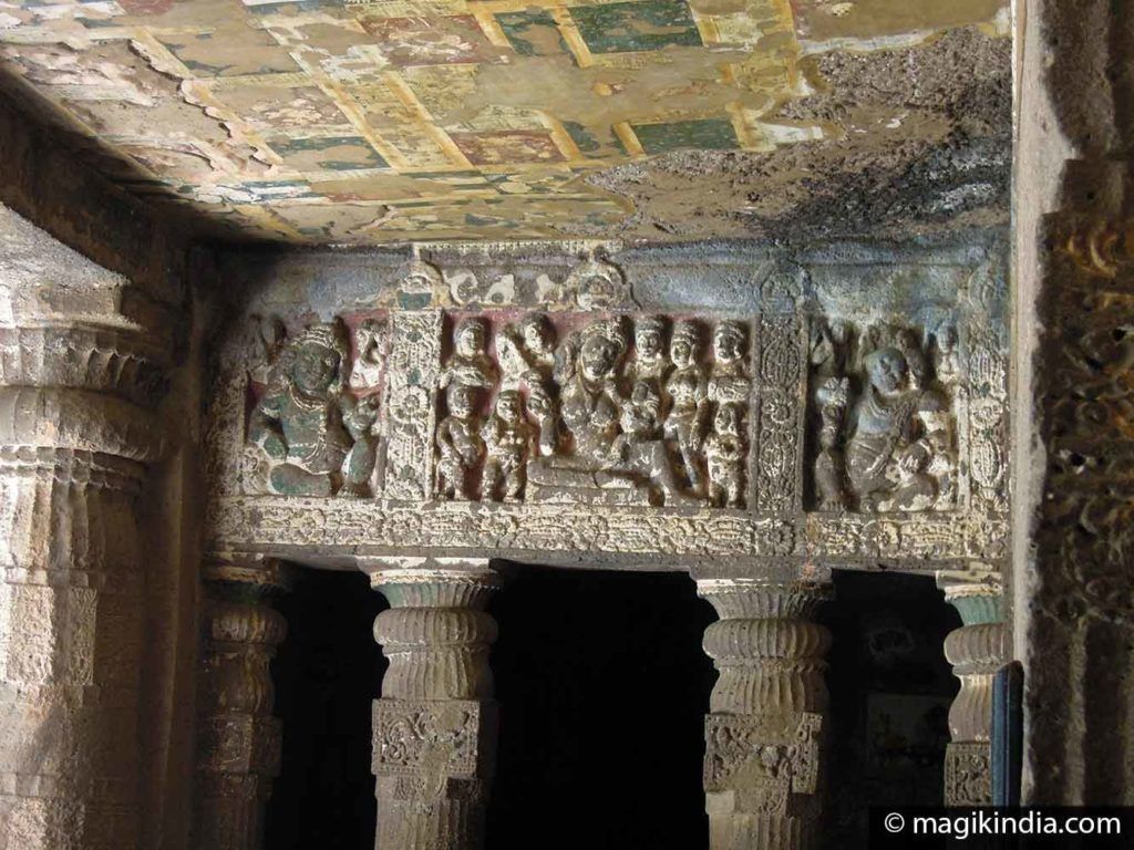 1024x768 Ajanta caves, masterpieces of buddhist