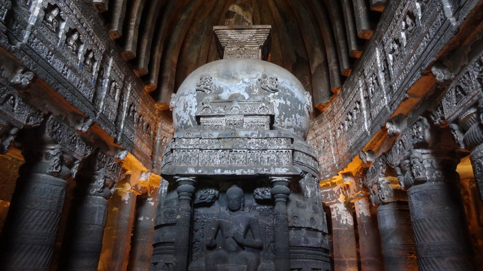 1920x1080 Ajanta Caves Wallpaper