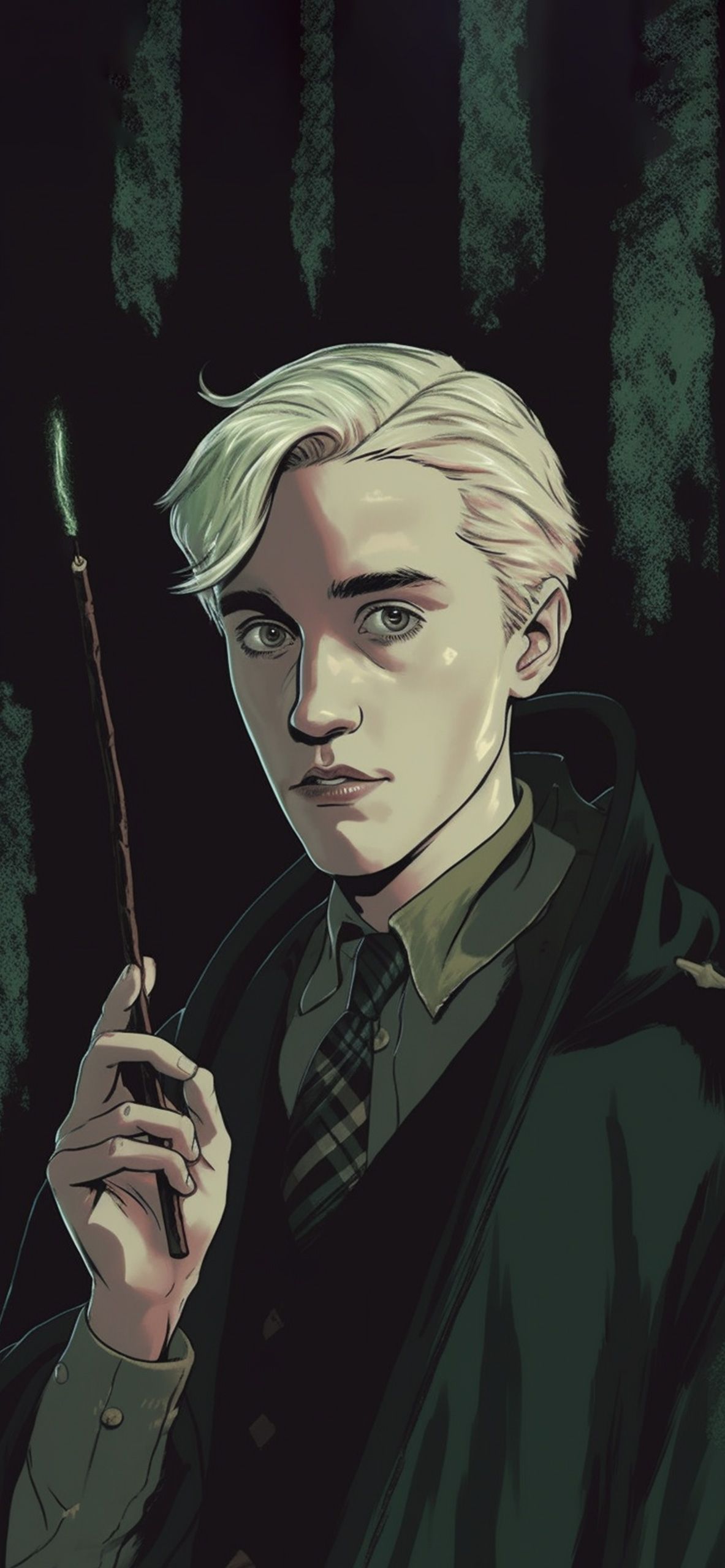 1183x2560 Harry Potter Draco Aesthetic Wallpaper Malfoy Wallpaper