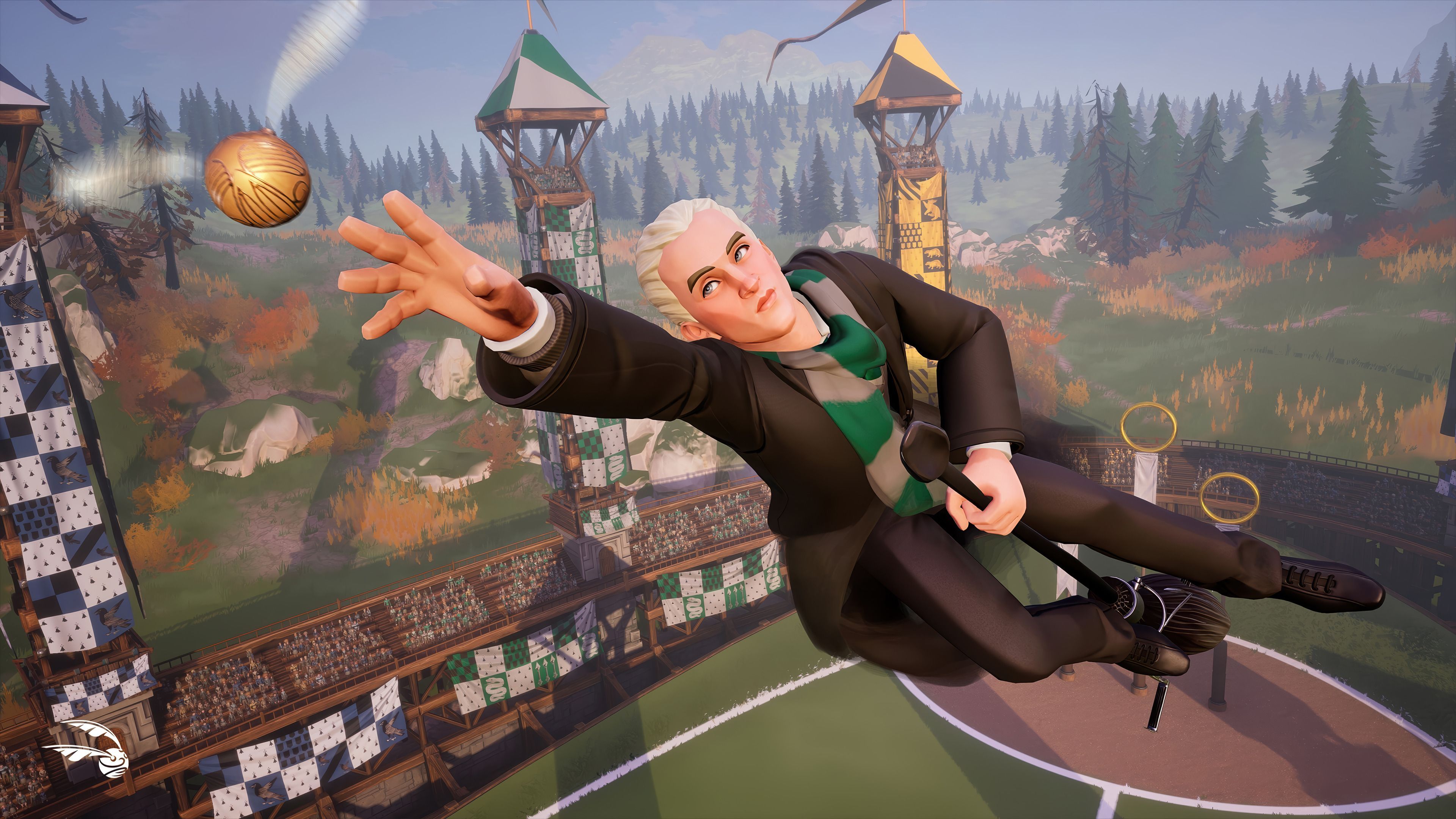 3840x2160 Draco Malfoy Harry Potter: Quidditch
