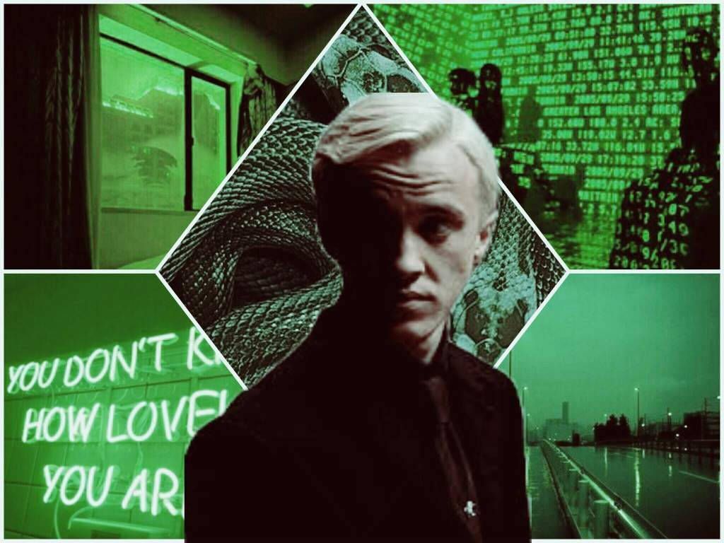 1024x768 Draco Malfoy Aesthetic Wallpaper