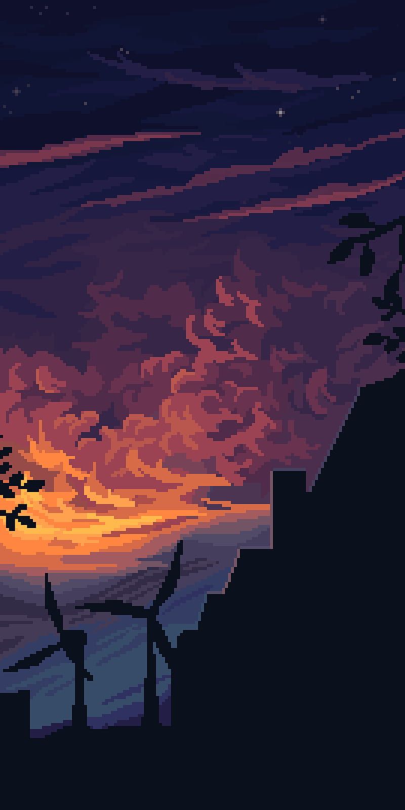 800x1600 Pixel art, Artist Paintings, HD phone wallpaper