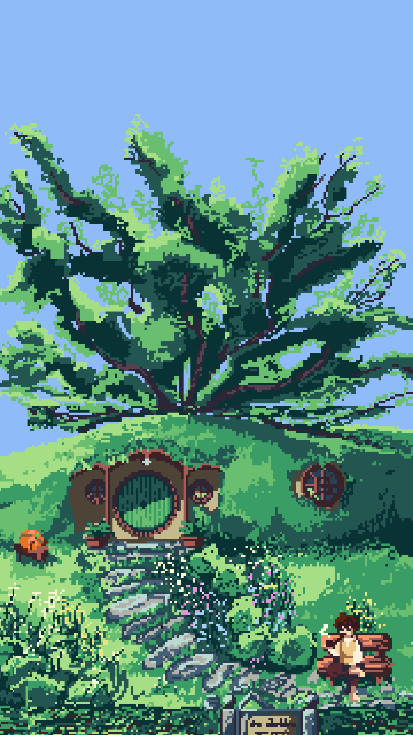 1440x2560 Pixel Art Wallpaper Versions