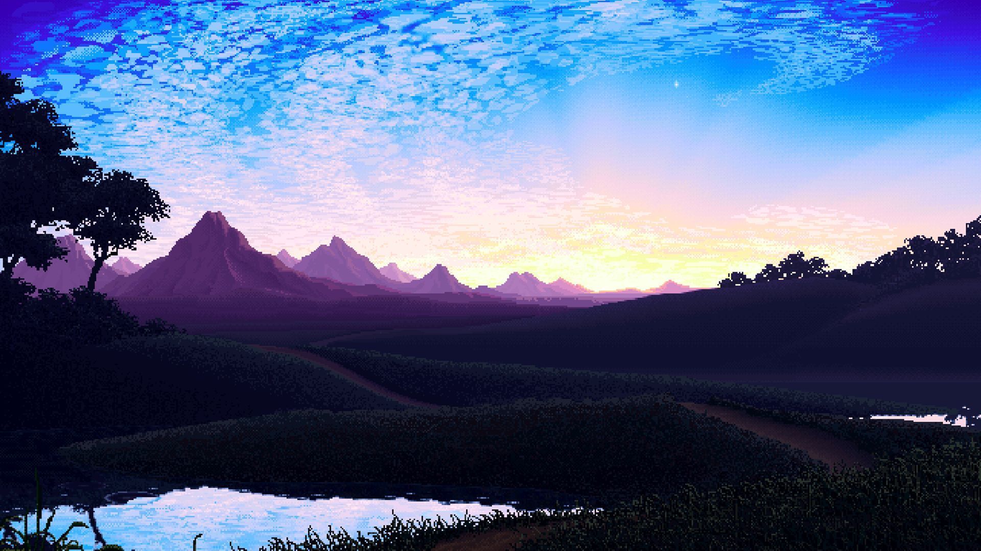 1920x1079 Pixel Art wallpaper for mobile phone