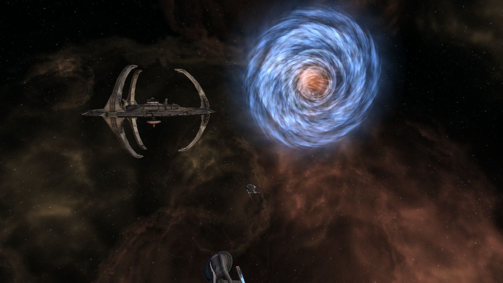 1600x900 Deep Space Nine and Wormhole