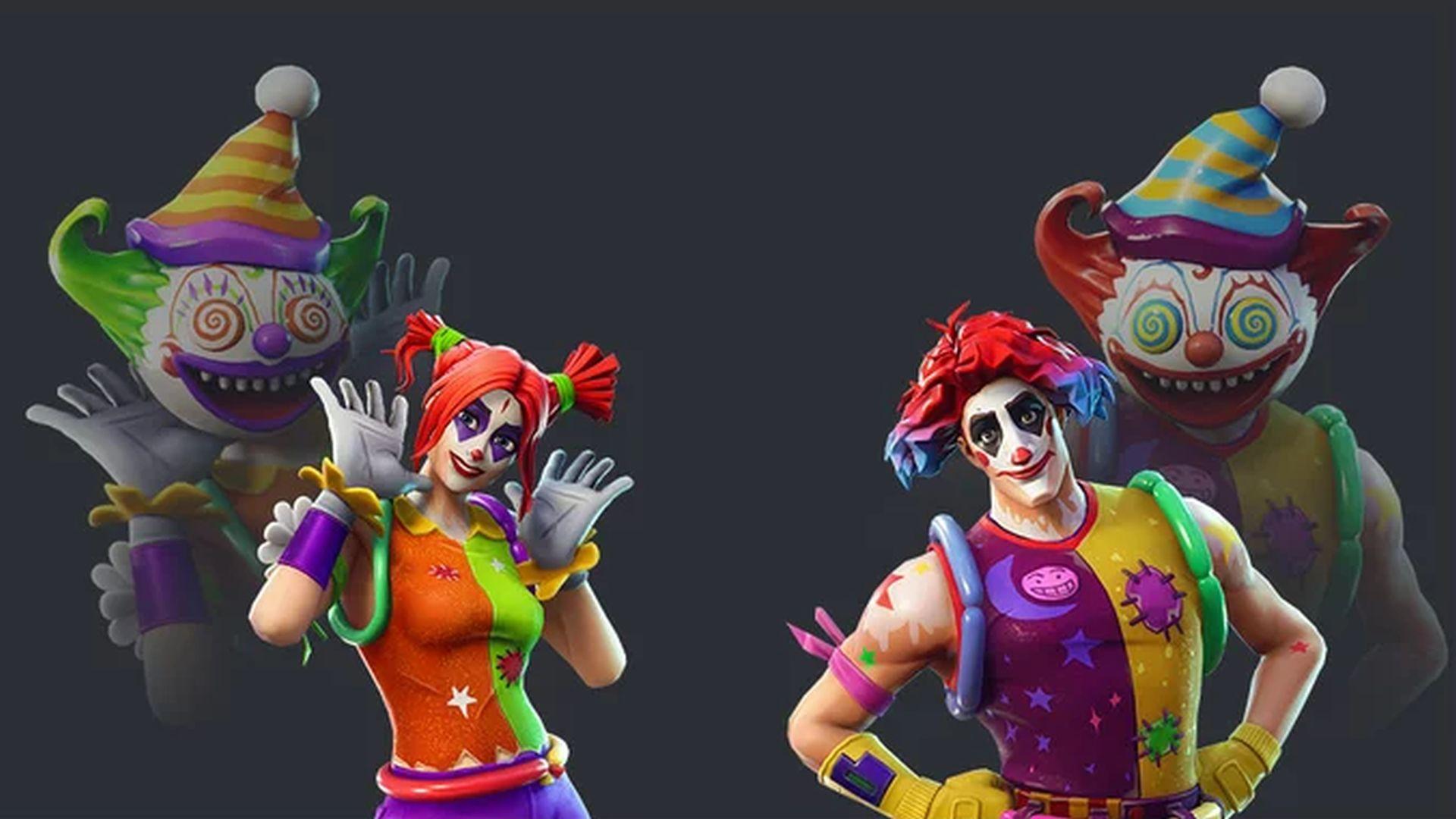 Fortnite's new blue-haired clown character - wide 1