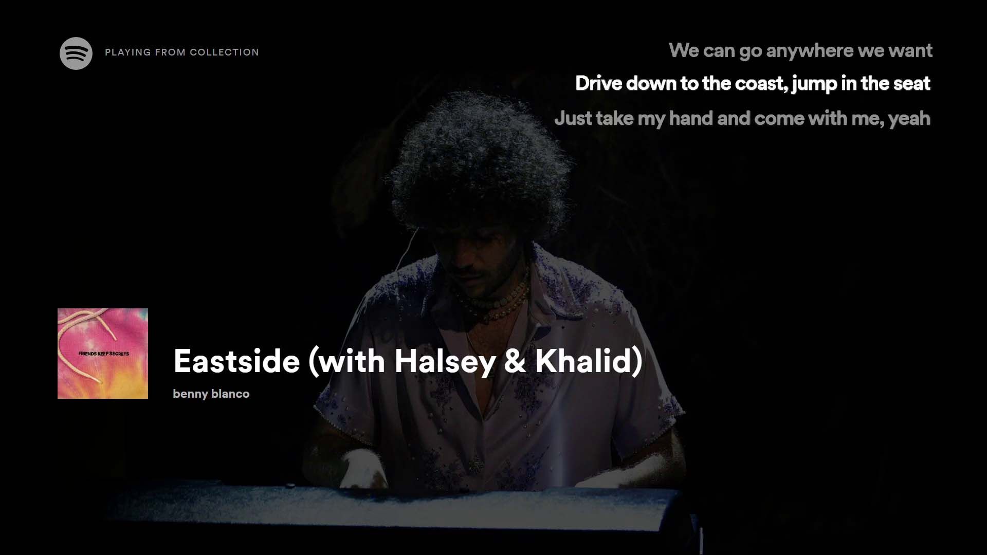 1920x1080 Lyrics on Fullscreen Spotify