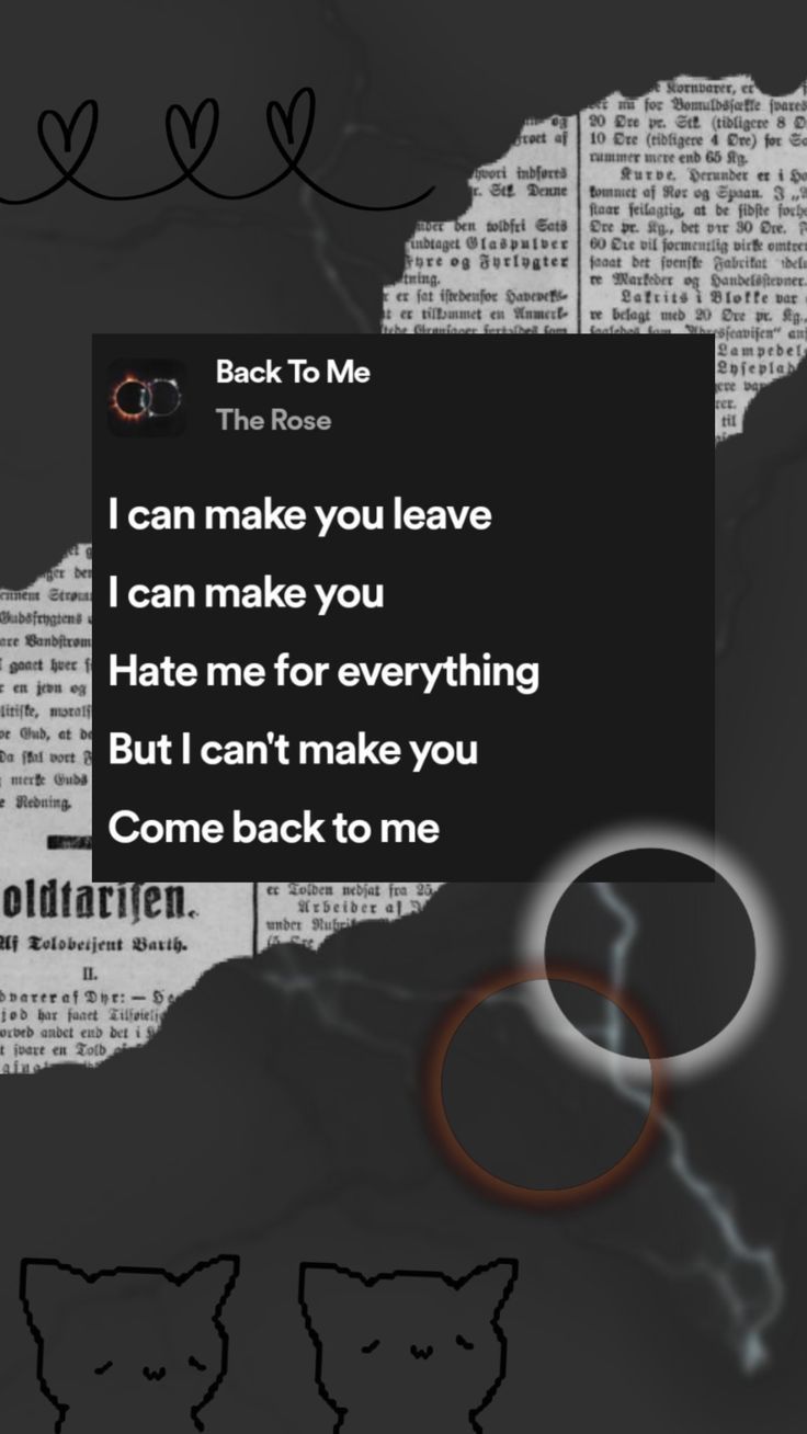 736x1308 Spotify lyrics wallpaper Back to Me
