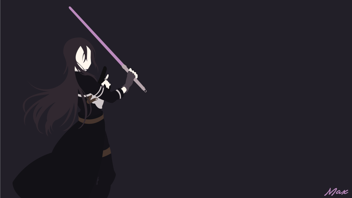 1191x670 Kirito (GGO)(Sword Art Online 2) Minimal Wallpaper