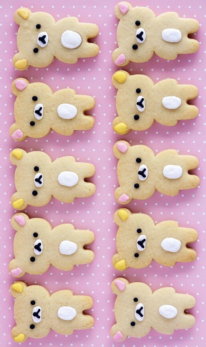 720x1213 Cookies, dessert, food, kawaii, rilakkuma, sweet, wallpaper