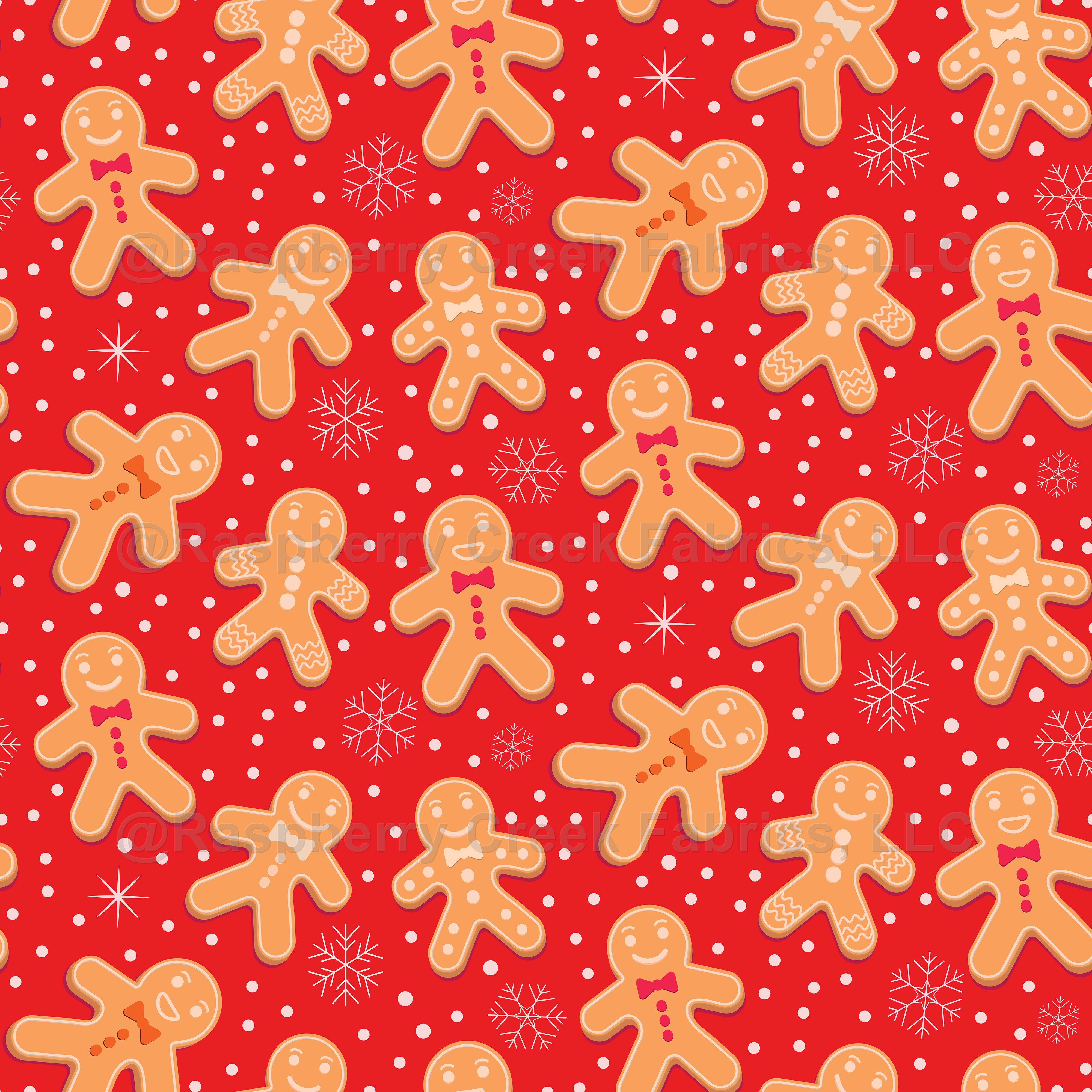 4000x4000 Funny Christmas Gingerbread man cookie