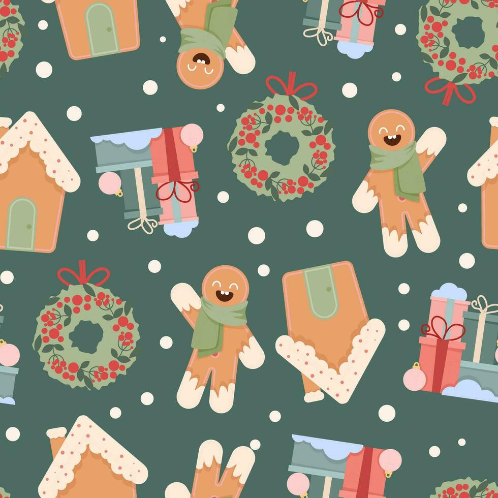 980x980 Christmas seamless pattern