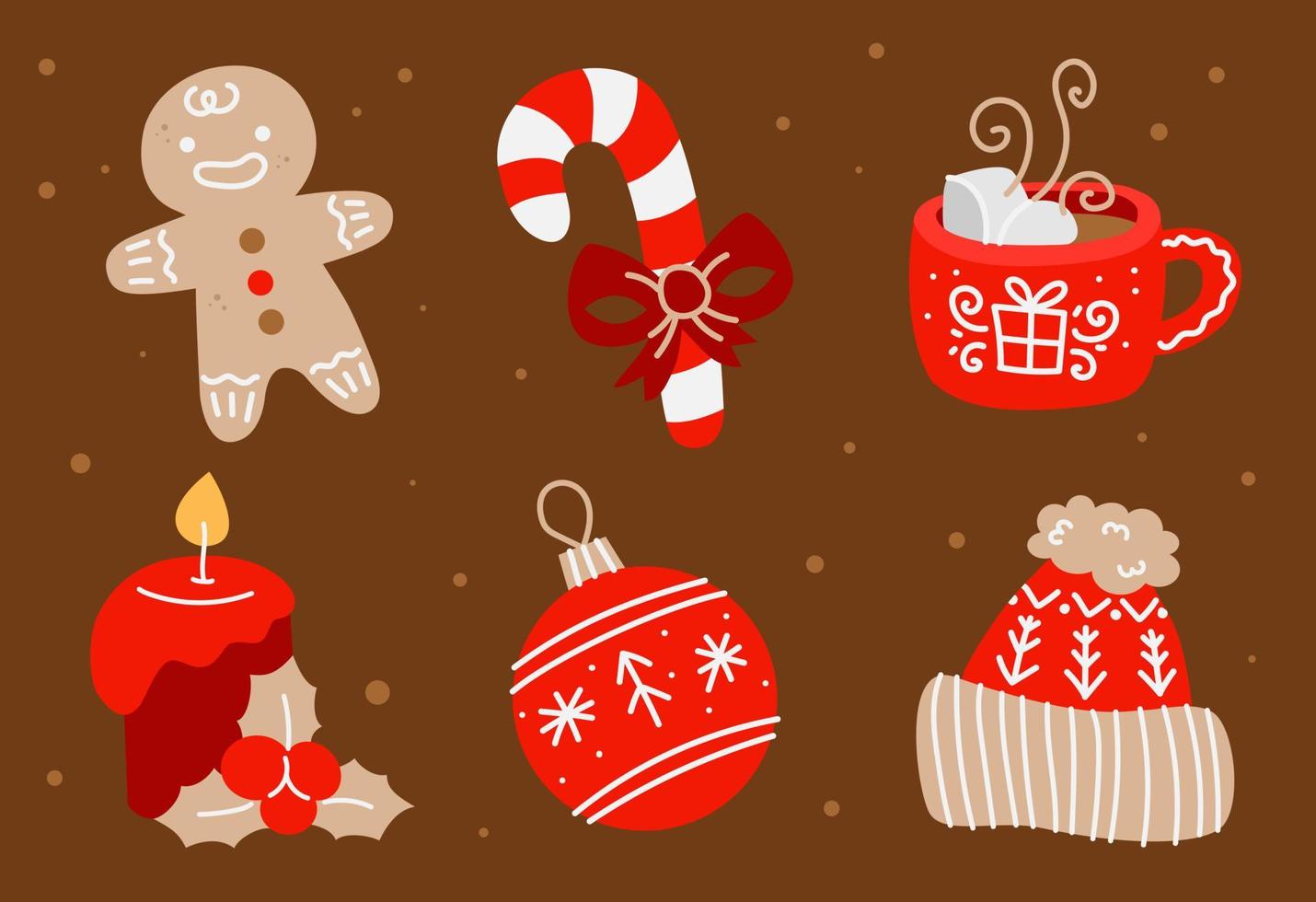 1430x980 candle, Christmas decorations, cocoa