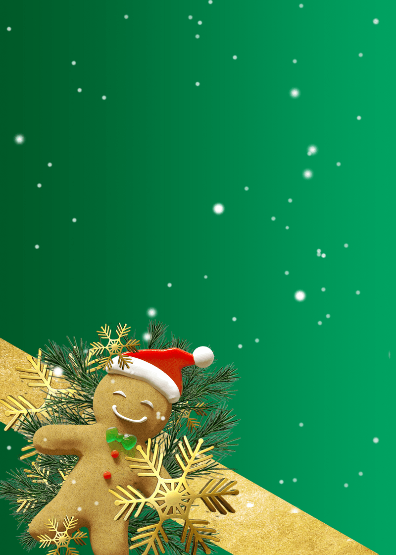 800x1120 Gingerbread Man Personality Cartoon