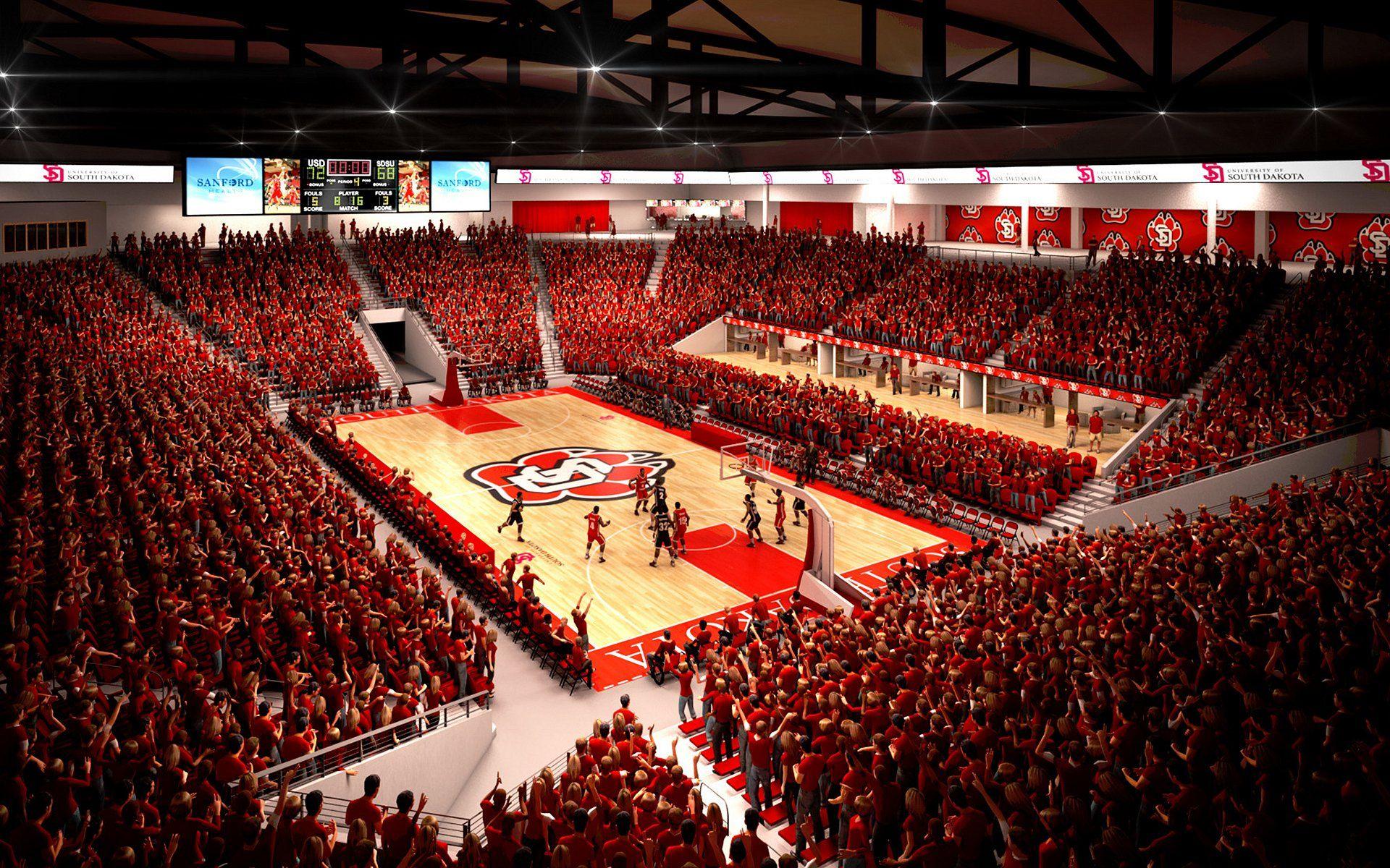 1920x1200 The Summit League College Basketball Arena Wallpaper